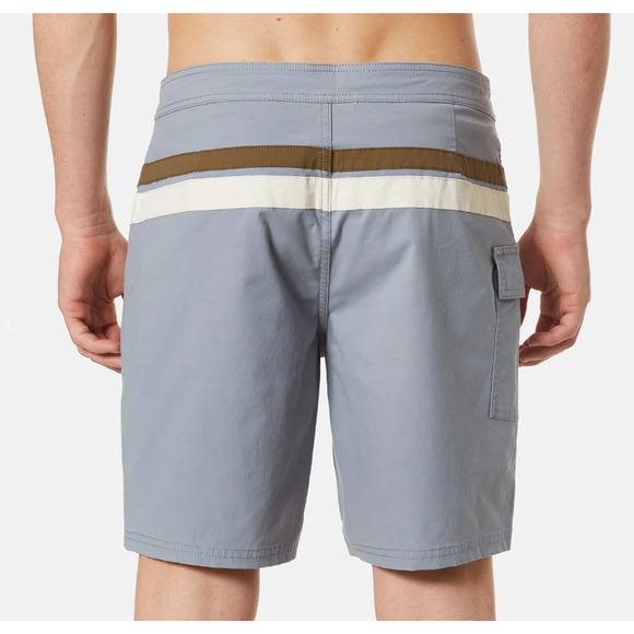 Katin Heritage Collection Men's Board Shorts Porto‎ Stripes Gray Size 34 New - Picture 4 of 5